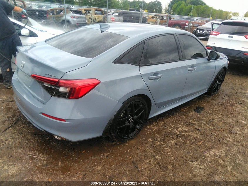 VIN 2HGFE2F59NH601552 2022 HONDA CIVIC SEDAN SPORT