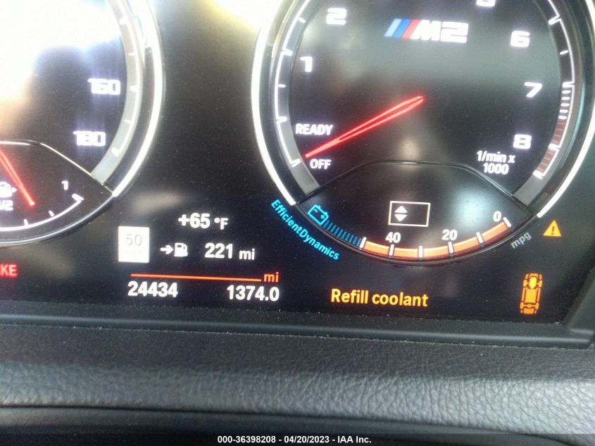 2021 BMW M2 COMPETITION - WBS2U7C06M7H04682
