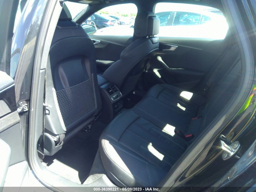 2022 AUDI A4 SEDAN S LINE PREMIUM PLUS - WAUEAAF45NN011621