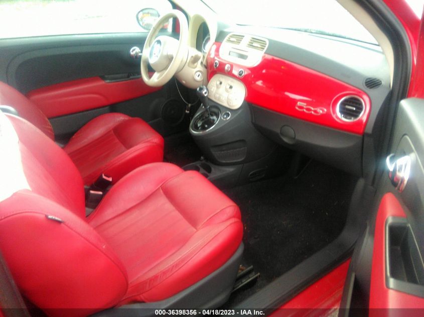 2013 FIAT 500C LOUNGE 3C3CFFER8DT598521