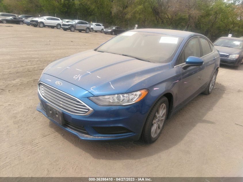 2017 FORD FUSION SE - 3FA6P0HDXHR290892