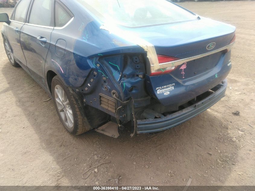 2017 FORD FUSION SE - 3FA6P0HDXHR290892