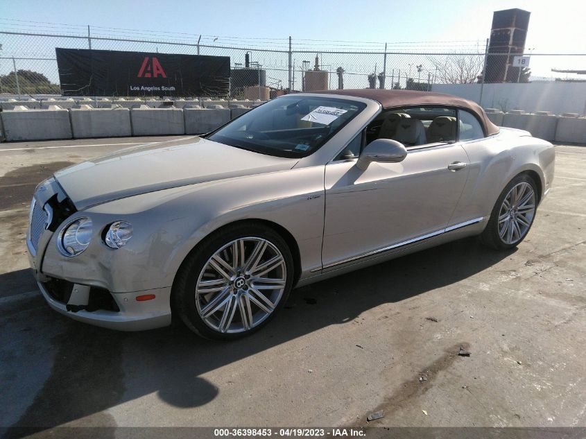 2014 BENTLEY CONTINENTAL GT SPEED SCBGC3ZA8EC040497
