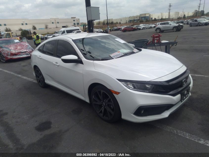 2019 HONDA CIVIC SEDAN SPORT - 2HGFC2F82KH557115