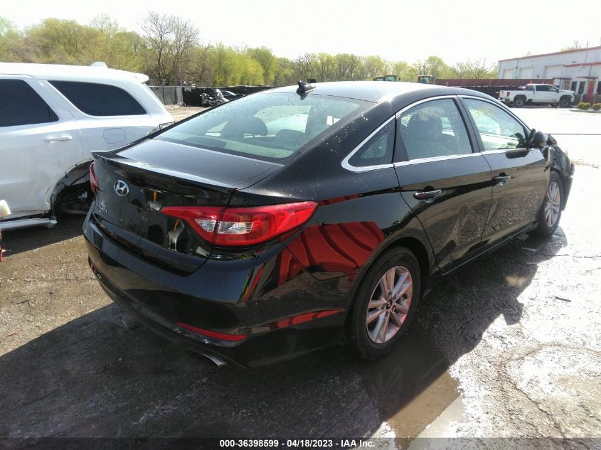 2016 HYUNDAI SONATA 2.4L SE - 5NPE24AF9GH342067