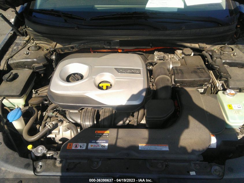 2016 HYUNDAI SONATA PLUG-IN HYBRID LIMITED KMHE54L22GA026384
