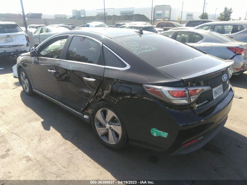 2016 HYUNDAI SONATA PLUG-IN HYBRID LIMITED KMHE54L22GA026384