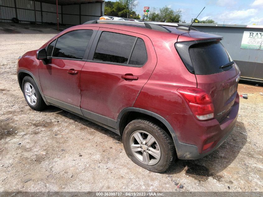 2021 CHEVROLET TRAX LT - KL7CJPSB8MB360612