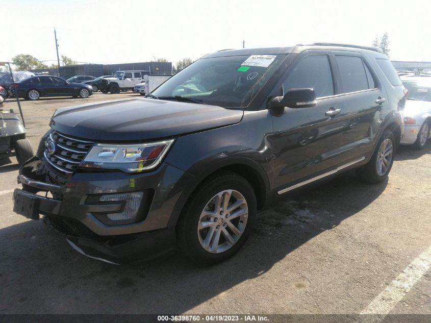 2017 FORD EXPLORER XLT - 1FM5K7D8XHGB53637
