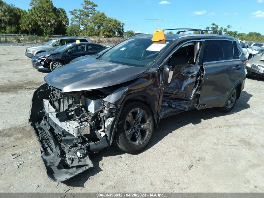 2018 TOYOTA HIGHLANDER LIMITED - 5TDDZRFH2JS862031