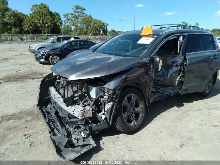 2018 TOYOTA HIGHLANDER LIMITED - 5TDDZRFH2JS862031