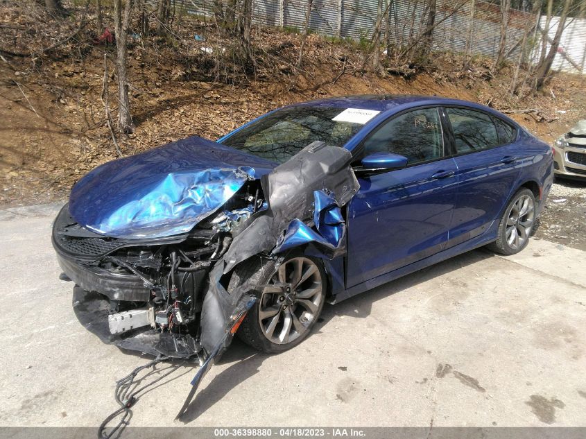 2016 CHRYSLER 200 S - 1C3CCCDG7GN163310