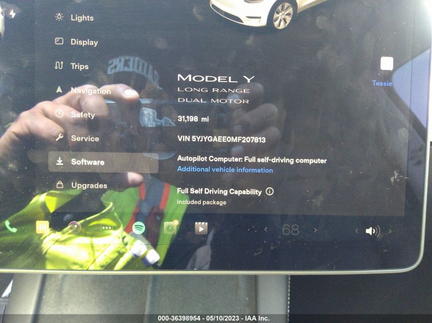2021 TESLA MODEL Y LONG RANGE - 5YJYGAEE0MF207813