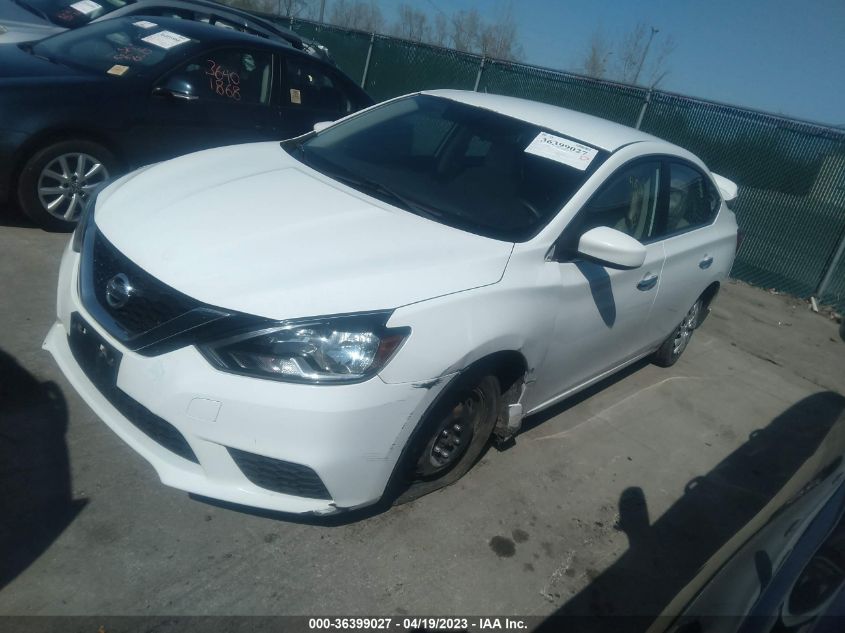 2016 NISSAN SENTRA S - 3N1AB7AP4GY243607