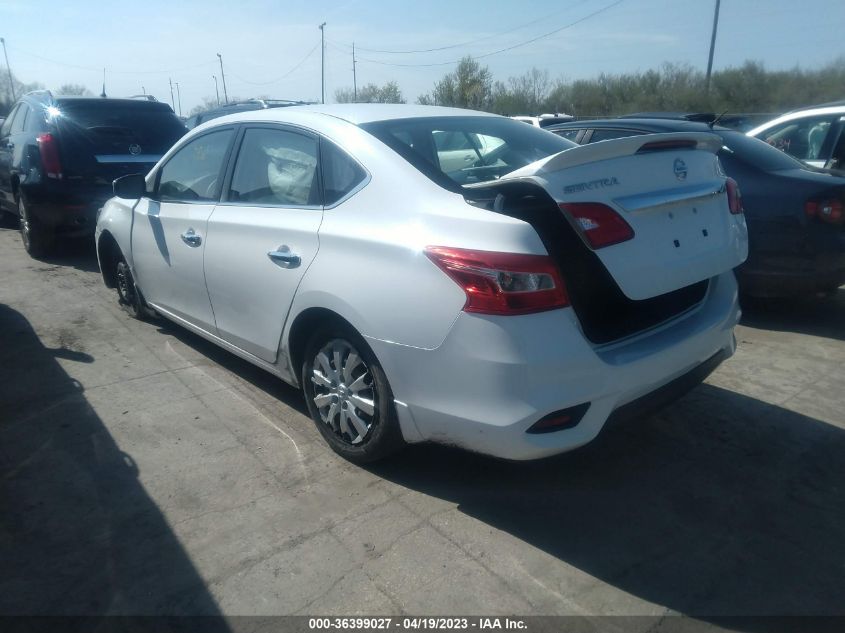 2016 NISSAN SENTRA S - 3N1AB7AP4GY243607