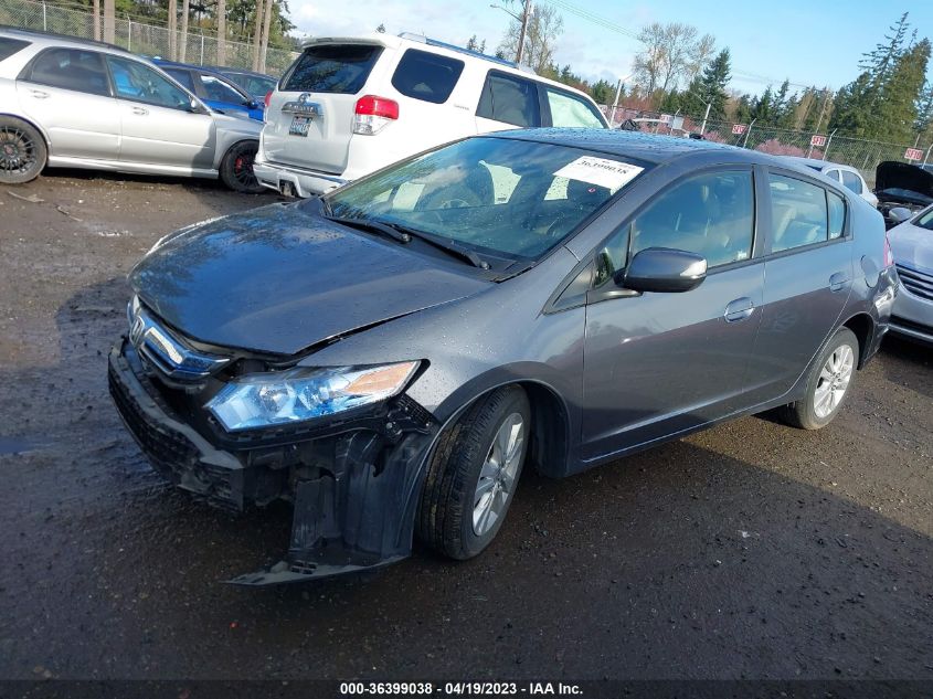 2013 HONDA INSIGHT EX JHMZE2H76DS002611