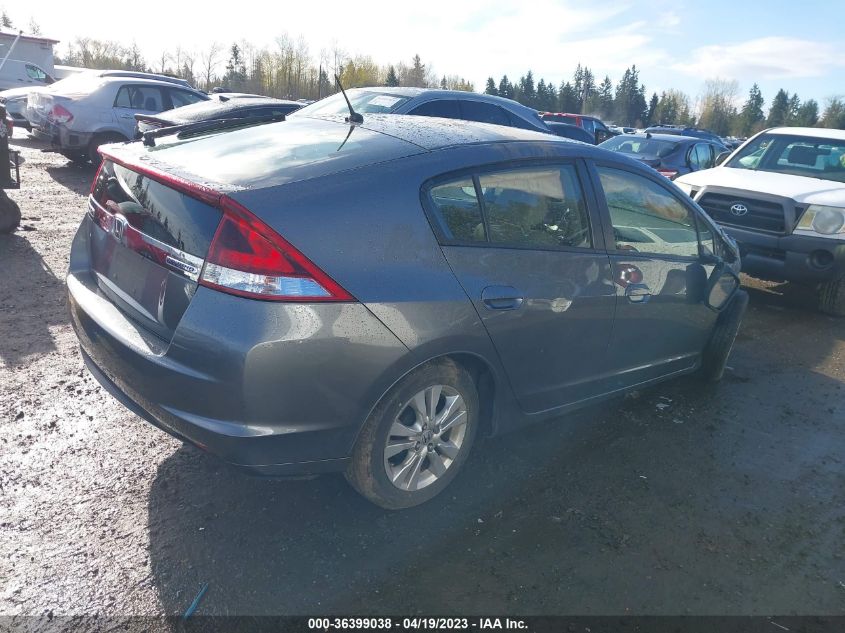 2013 HONDA INSIGHT EX JHMZE2H76DS002611