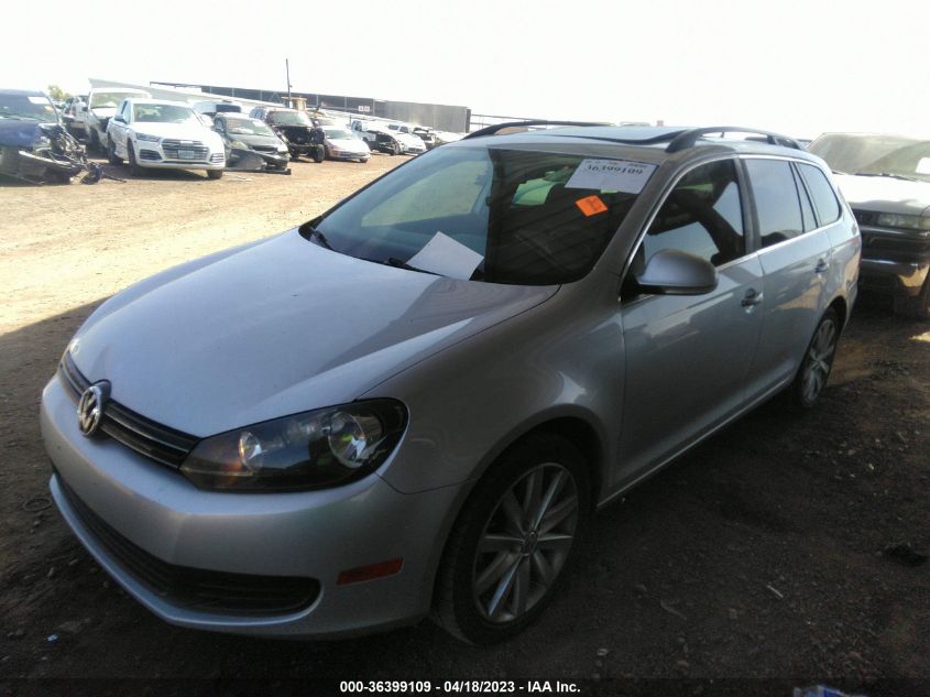 2014 VOLKSWAGEN JETTA SPORTWAGEN TDI W/SUNROOF & NAV - 3VWPL7AJ3EM626004
