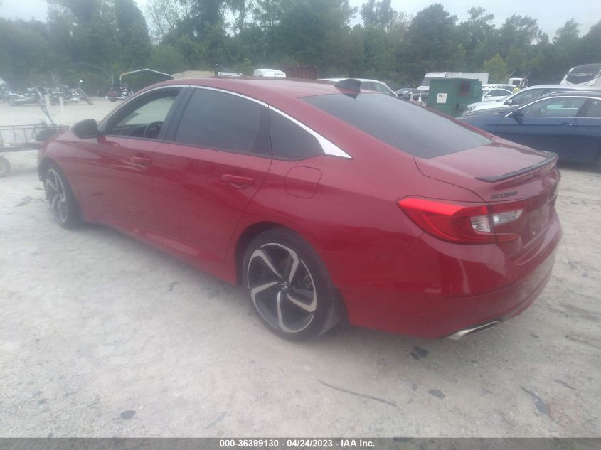 2022 HONDA ACCORD SEDAN SPORT - 1HGCV1F35NA015778