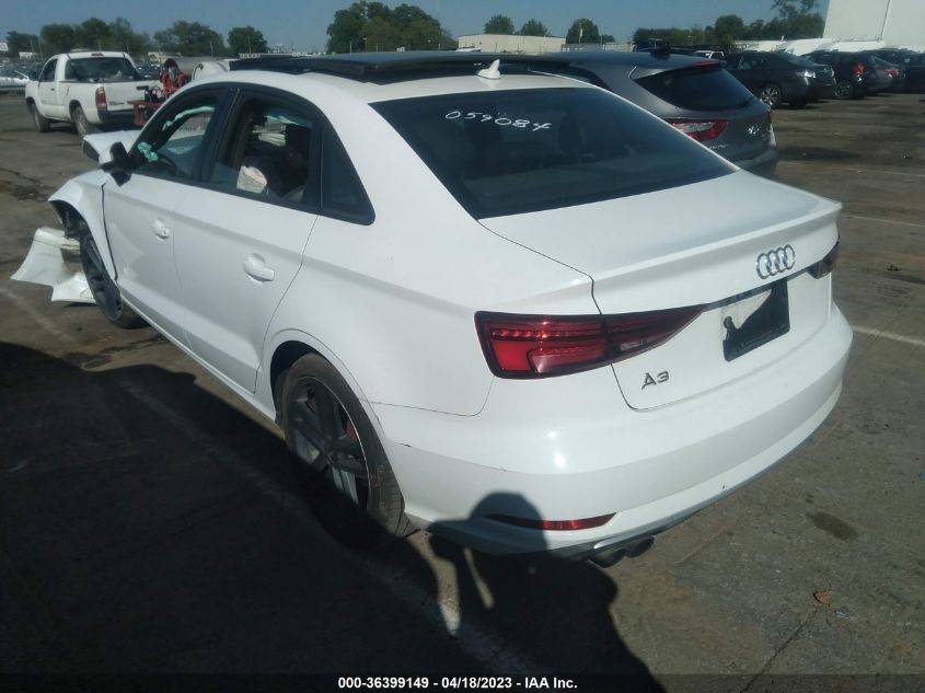 2017 AUDI A3 SEDAN PREMIUM - WAUAUGFF6H1059084