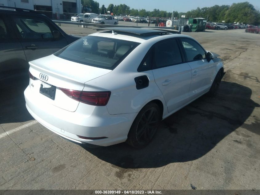 2017 AUDI A3 SEDAN PREMIUM - WAUAUGFF6H1059084