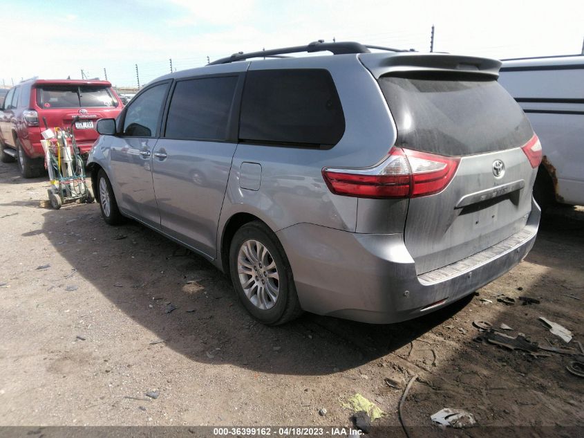 2015 TOYOTA SIENNA XLE/XLE AAS/LTD - 5TDYK3DC8FS647643