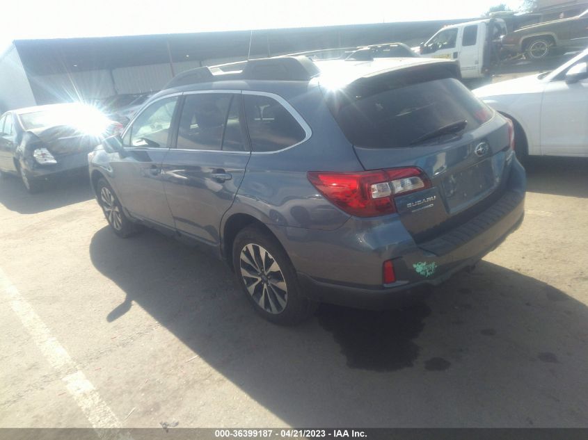 2017 SUBARU OUTBACK LIMITED - 4S4BSANCXH3379851