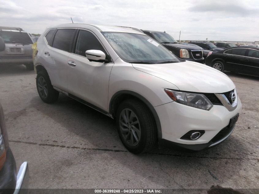 2016 NISSAN ROGUE SL - KNMAT2MV3GP698358