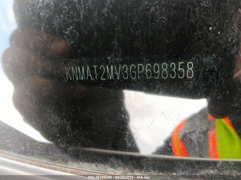 2016 NISSAN ROGUE SL - KNMAT2MV3GP698358
