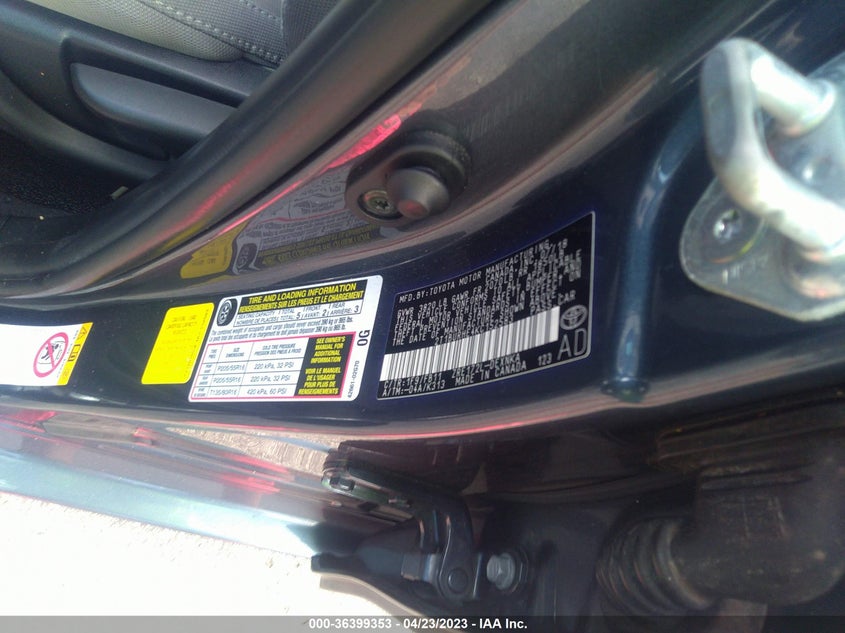 VIN 2T1BURHE4KC152583 2019 TOYOTA COROLLA L/LE/SE/XLE/XSE