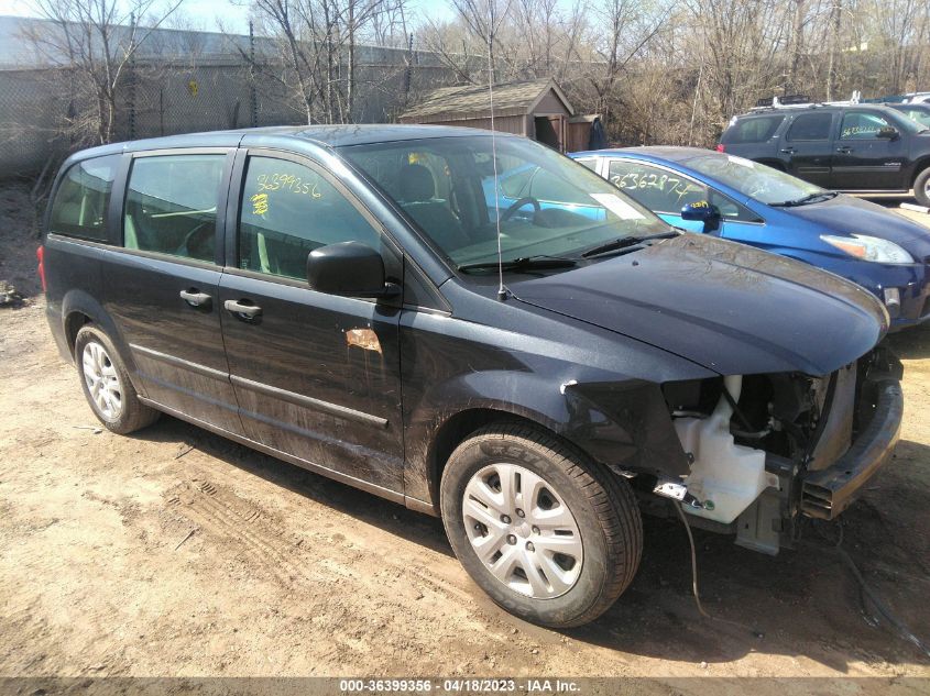 2013 DODGE GRAND CARAVAN AMERICAN VALUE PKG - 2C4RDGBG3DR765424