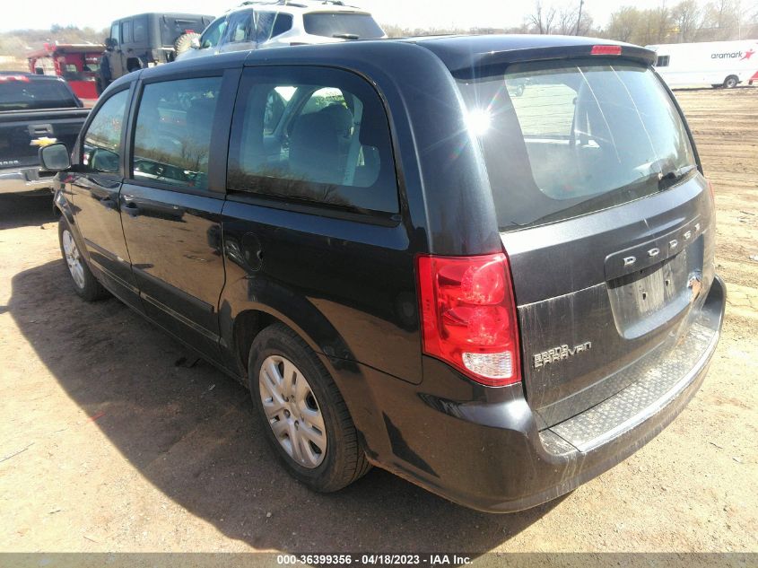 2013 DODGE GRAND CARAVAN AMERICAN VALUE PKG - 2C4RDGBG3DR765424