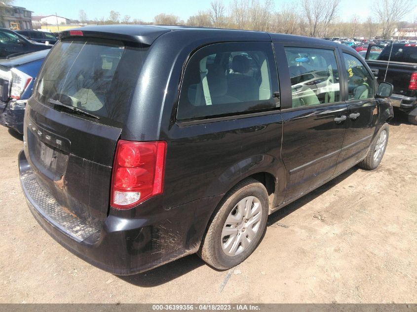 2013 DODGE GRAND CARAVAN AMERICAN VALUE PKG - 2C4RDGBG3DR765424