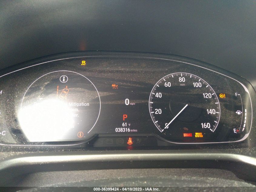 2021 HONDA ACCORD SEDAN SPORT - 1HGCV1F39MA043338
