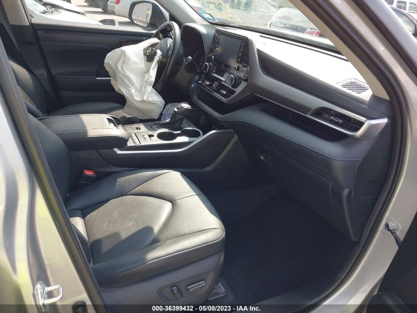 2021 TOYOTA HIGHLANDER HYBRID XLE - 5TDGARAH9MS011618