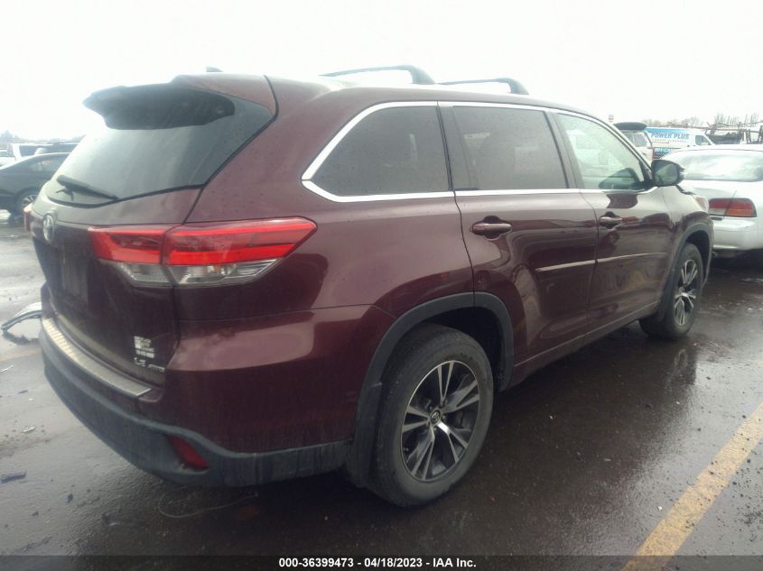 2018 TOYOTA HIGHLANDER LE - 5TDBZRFH2JS846466