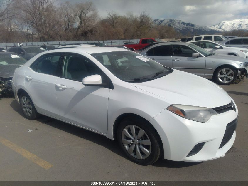 2014 TOYOTA COROLLA LE - 2T1BURHEXEC089073