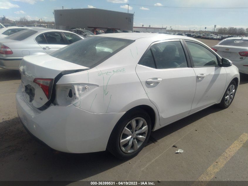 2014 TOYOTA COROLLA LE - 2T1BURHEXEC089073