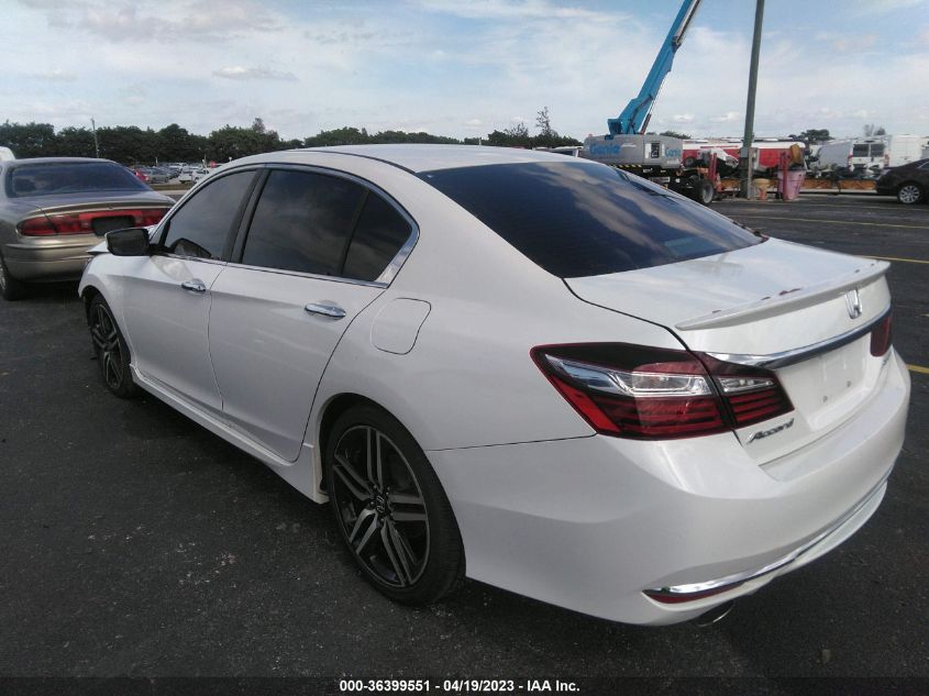 2017 HONDA ACCORD SEDAN SPORT - 1HGCR2F50HA230906