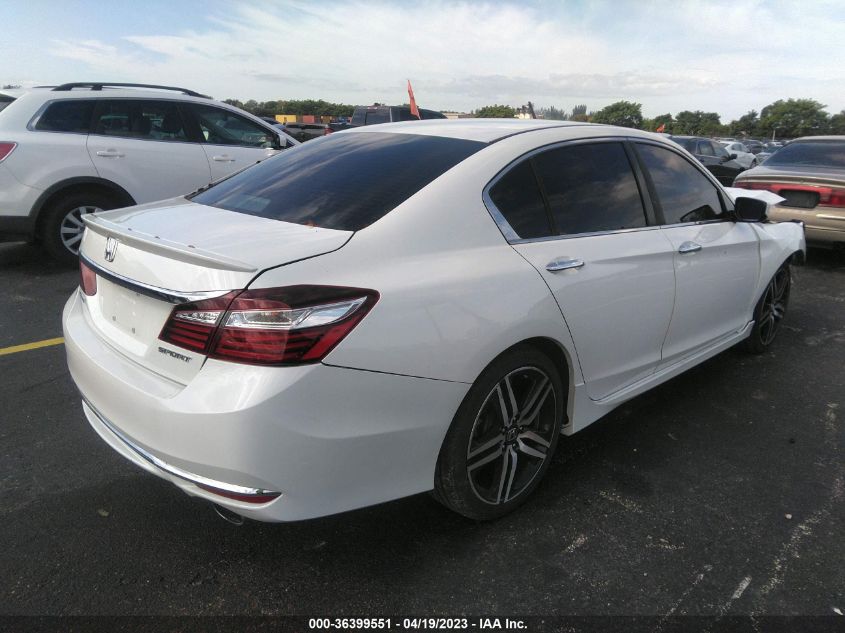 2017 HONDA ACCORD SEDAN SPORT - 1HGCR2F50HA230906