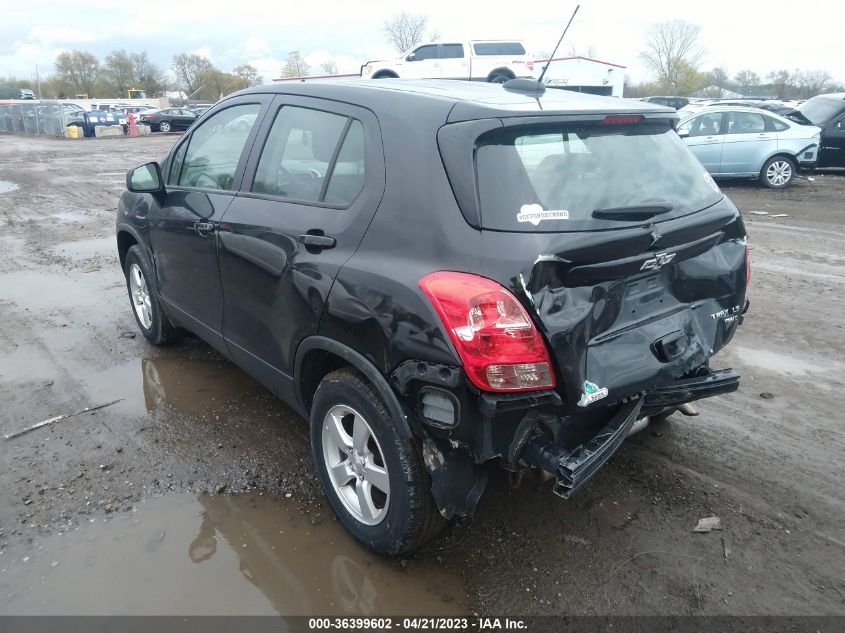 2015 CHEVROLET TRAX LS - 3GNCJPSB8FL217543
