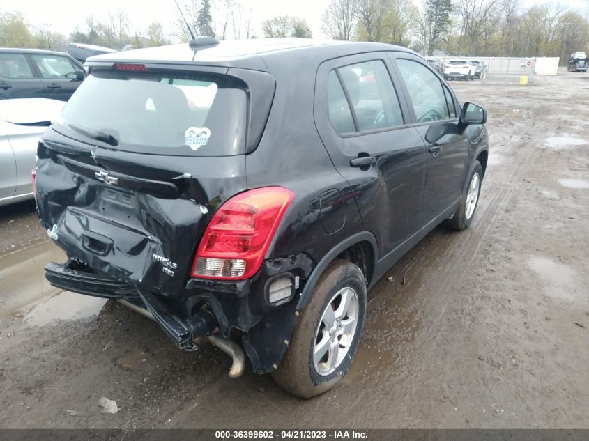 2015 CHEVROLET TRAX LS - 3GNCJPSB8FL217543