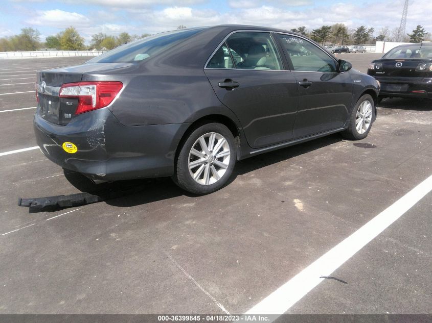 2013 TOYOTA CAMRY HYBRID LE/XLE - 4T1BD1FKXDU092062
