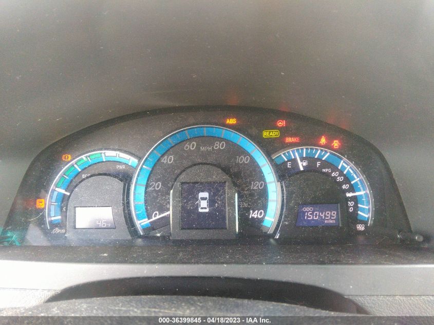 2013 TOYOTA CAMRY HYBRID LE/XLE - 4T1BD1FKXDU092062