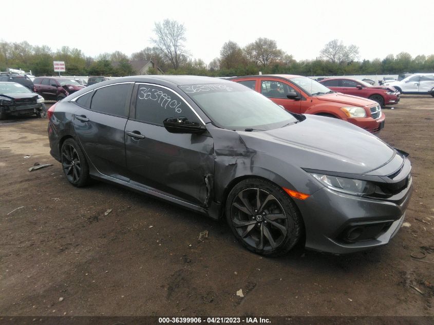 2019 HONDA CIVIC SEDAN SPORT - 2HGFC2F83KH524737