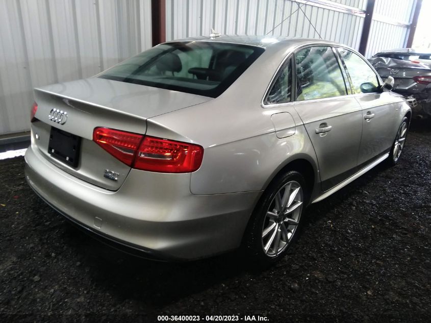 2015 AUDI A4 PREMIUM PLUS - WAUFFAFLXFN032530