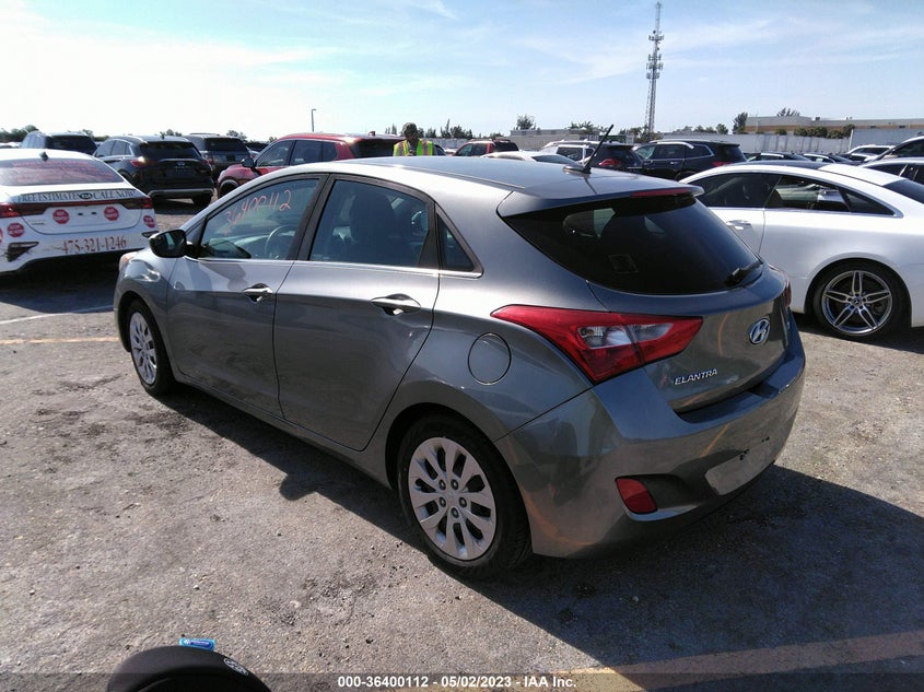 VIN KMHD35LH7HU384673 2017 HYUNDAI ELANTRA GT