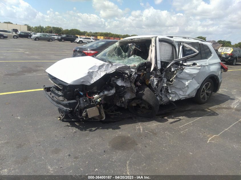 2018 VOLKSWAGEN TIGUAN SEL/SE - 3VV3B7AX3JM126364