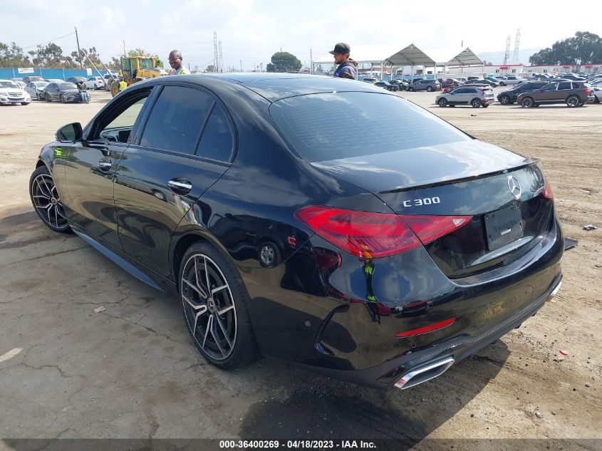 2022 MERCEDES-BENZ C-CLASS C 300 - W1KAF4GB9NR053855