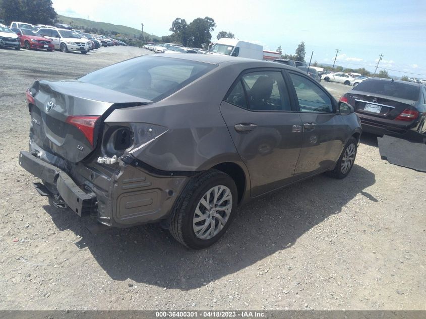 2018 TOYOTA COROLLA LE - 2T1BURHE3JC042378